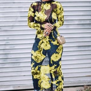 Women’s See Through Mesh Dress Size XL